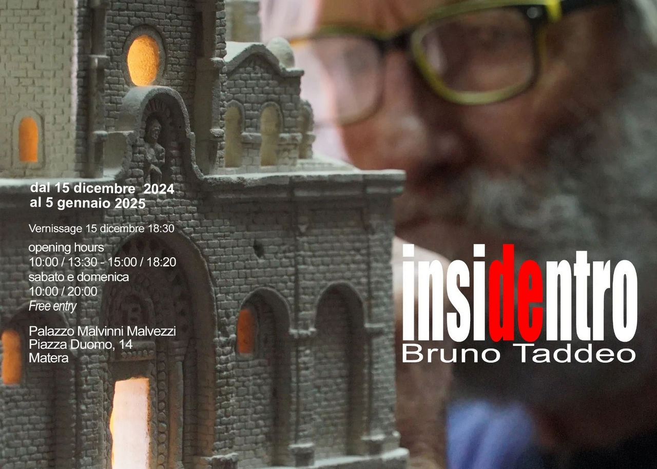 Insidentro Scolpire nel tufo mostra di Bruno Taddeo